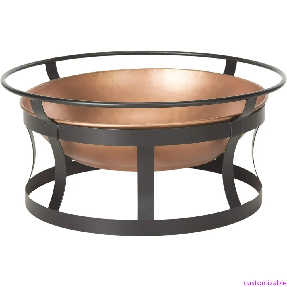 

Bonaire Outdoor Fire Pit, Copper & Black Collection