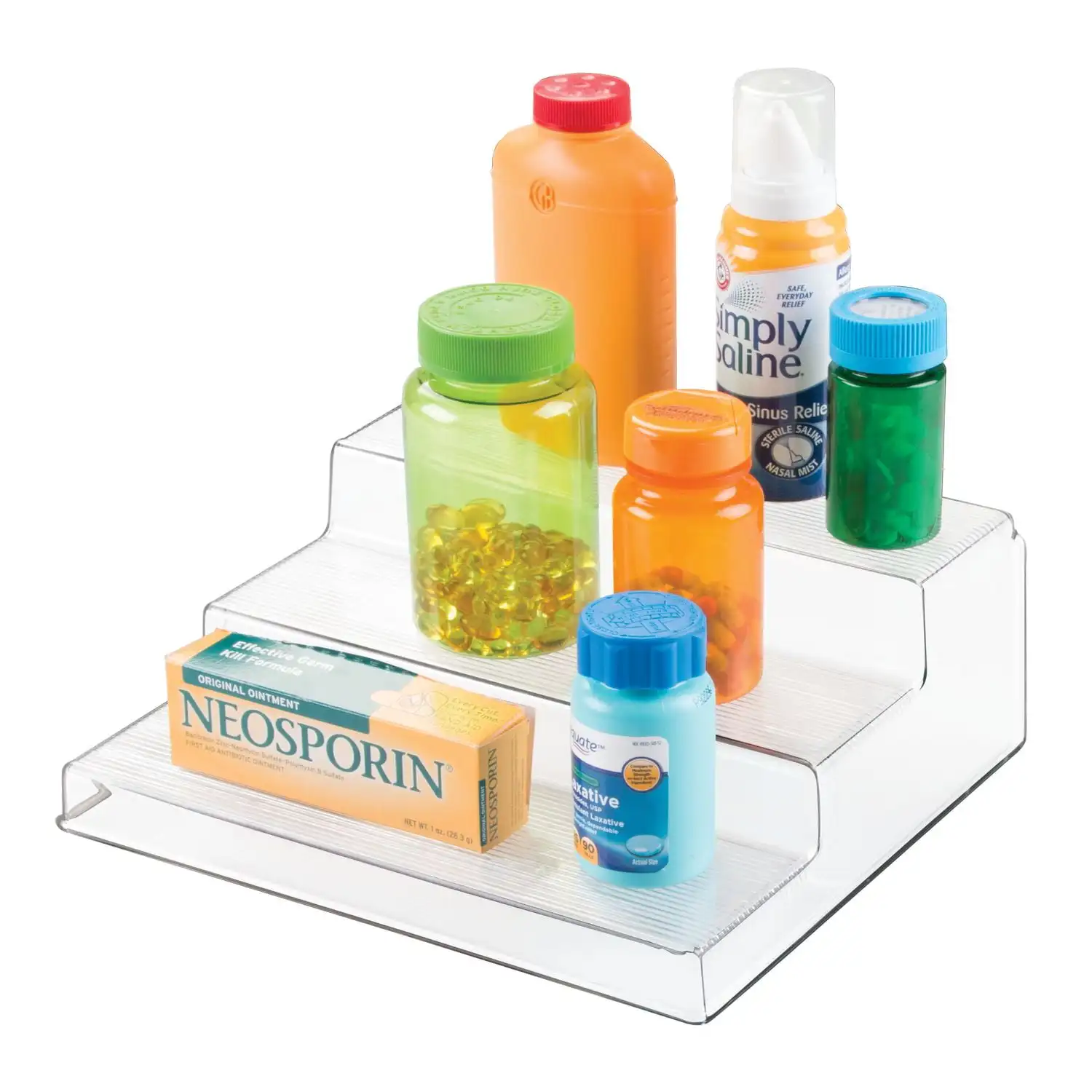 Organizador de Gabinetes Linus InterDesign de 3 Niveles, Transparente