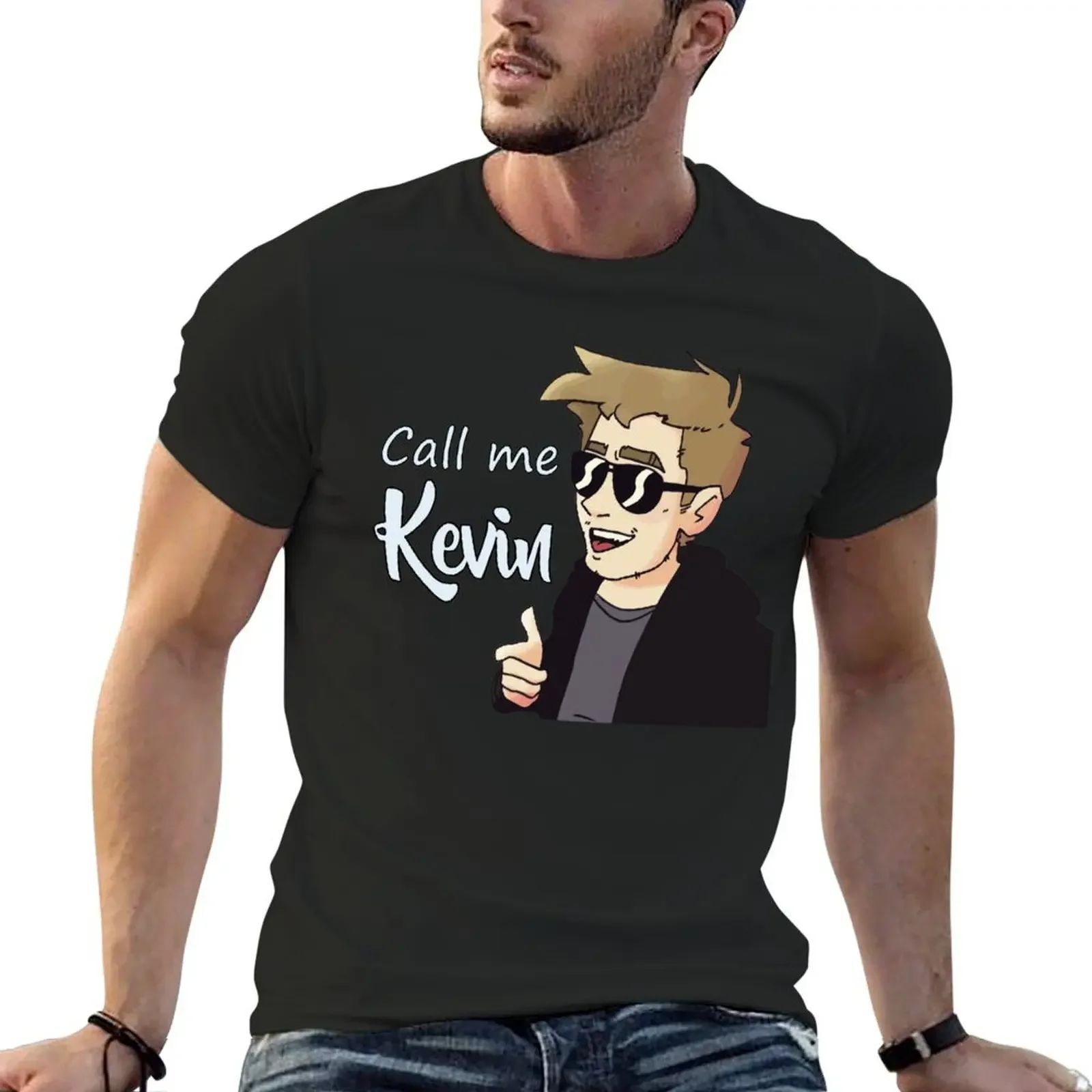 Call Me Kevin T-Shirt plain man clothes anime figures baggy shirts luxury clothes men