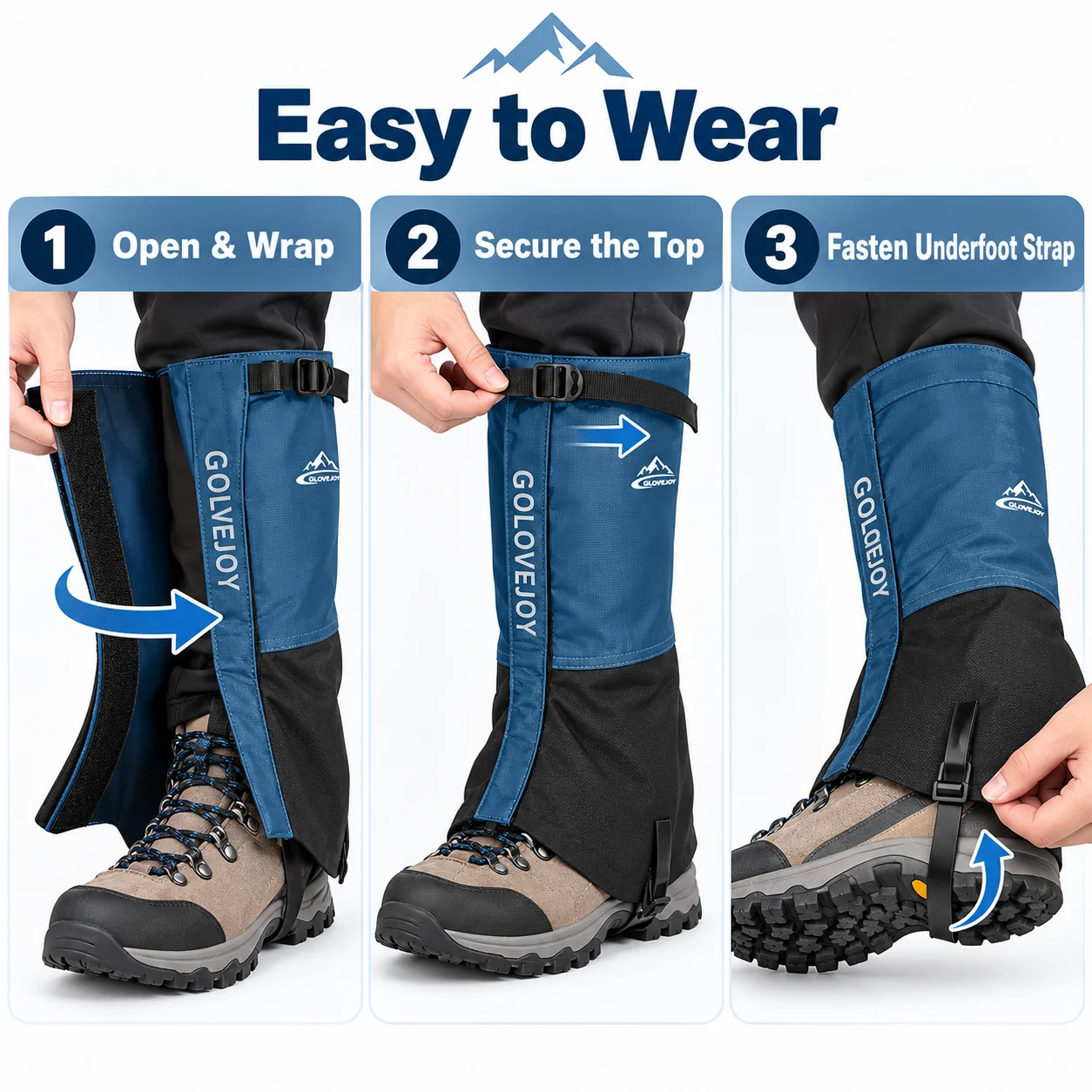 Guêtres de randonnée imperméab - Gaiters Waterproof Breathable Hiking avis et prix