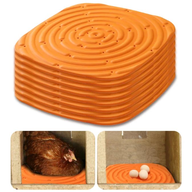 Wholesale  Washable Chicken  Mat Chicken Coop Nest Box Lining Small Animal Nest Mat Egg Nesting