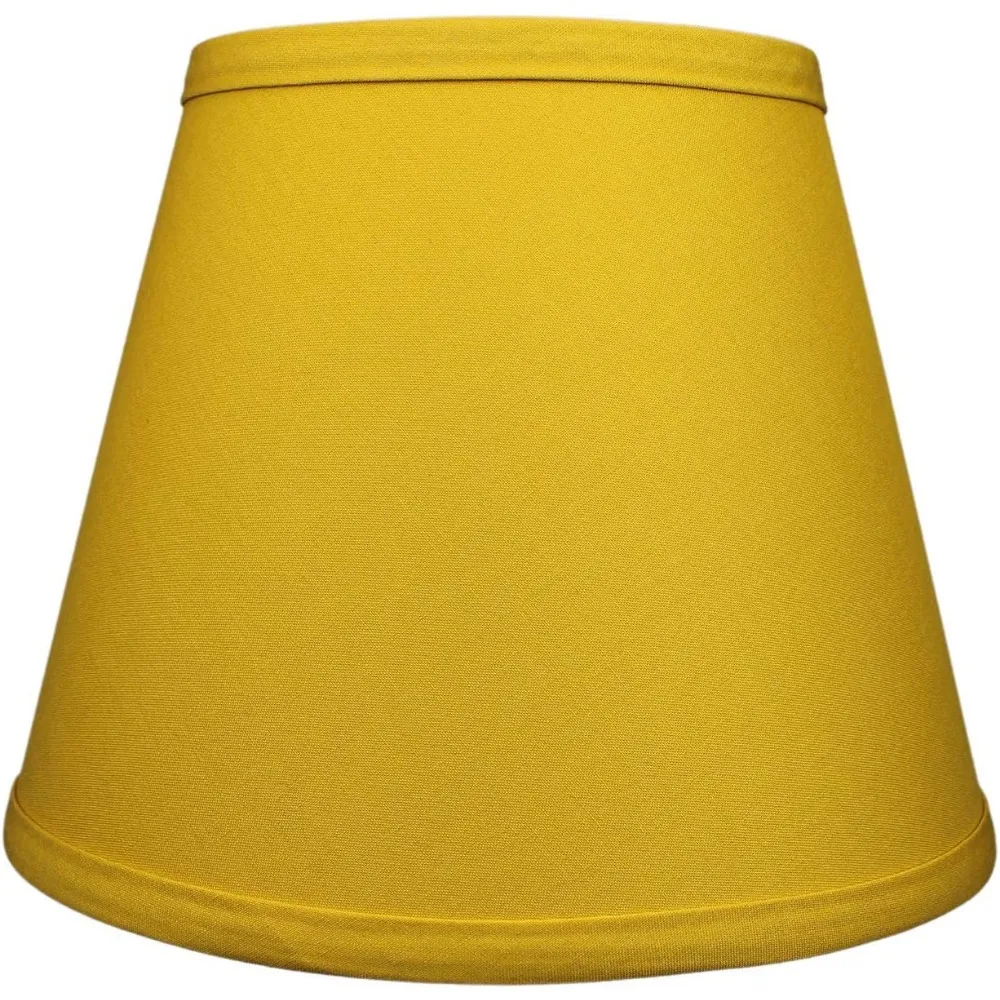 Adjustable Lampshade with 5 Top Diameter, 9 Bottom Diameter, 7 Slant Height and Washer Attachment for Various Lamp Types