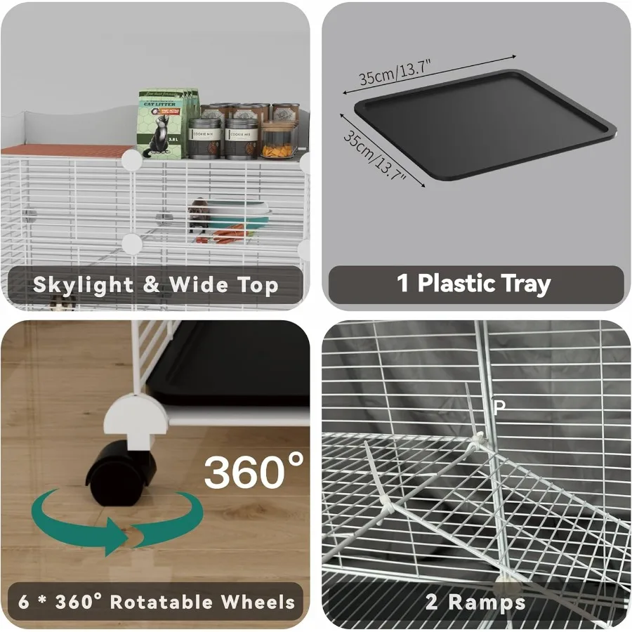 3-Tier Guinea Pig Cage 4