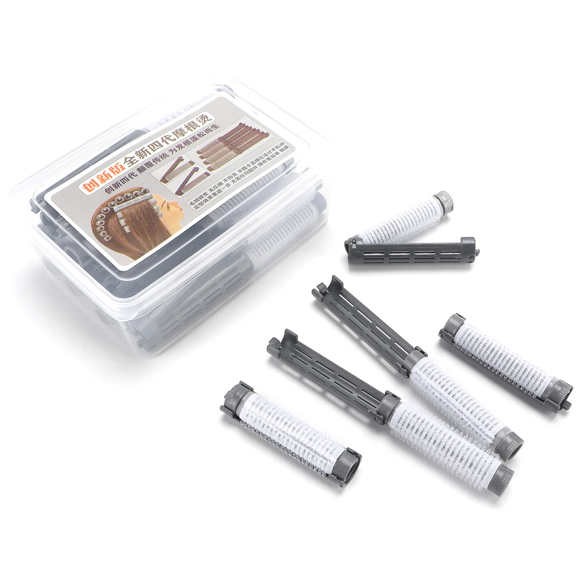 20/14Pcs Magic Hair Rollers Set for Women Root Lift Volumizer Spiral Curlers Long Short Hair Salon DIY Styling Tool