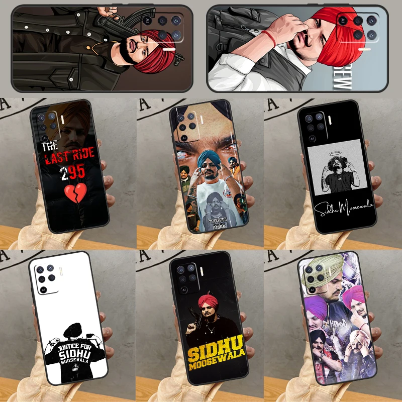 Sidhu Moose Wala For OPPO A96 A76 A16 A15 A17 A57s A77 A54s A74 A94 A52 A72 A5 A9 A31 A53 A78 A93 A53s Case