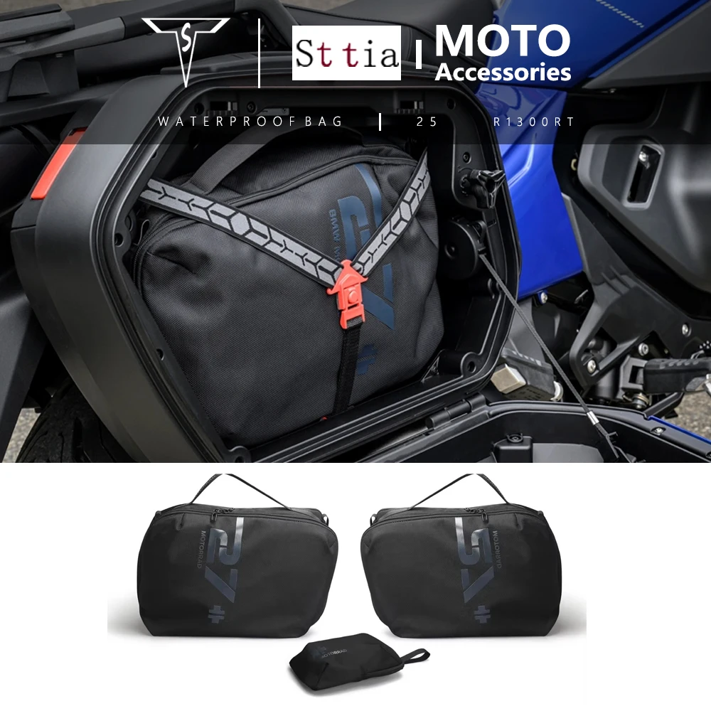NEW Motorcycle Accessories Side Luggage Bags For BMW R 1300 RT Black Topcase Next Inner Bag R1300RT R 1300RT R1300 RT 2025