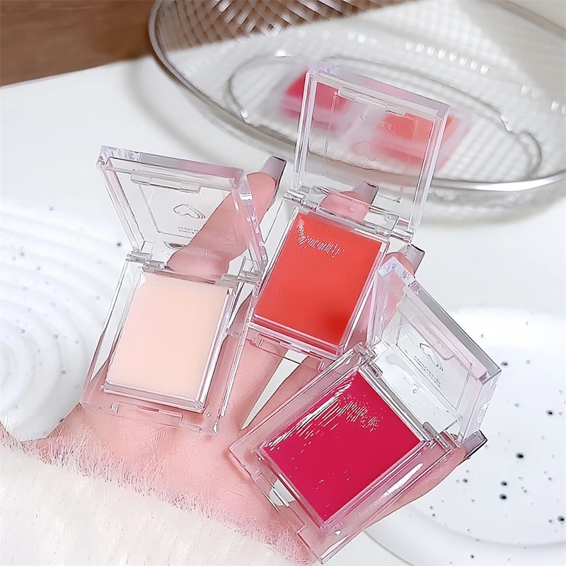 DIKALU Kremowy Rozświetlacz do Policzków z Efektem Lustra, Nawilżający, z Teksturą Błyszczyka, Przenośny, Wielofunkcyjny, Rozszerzający Zakres Makijażu Twarzy