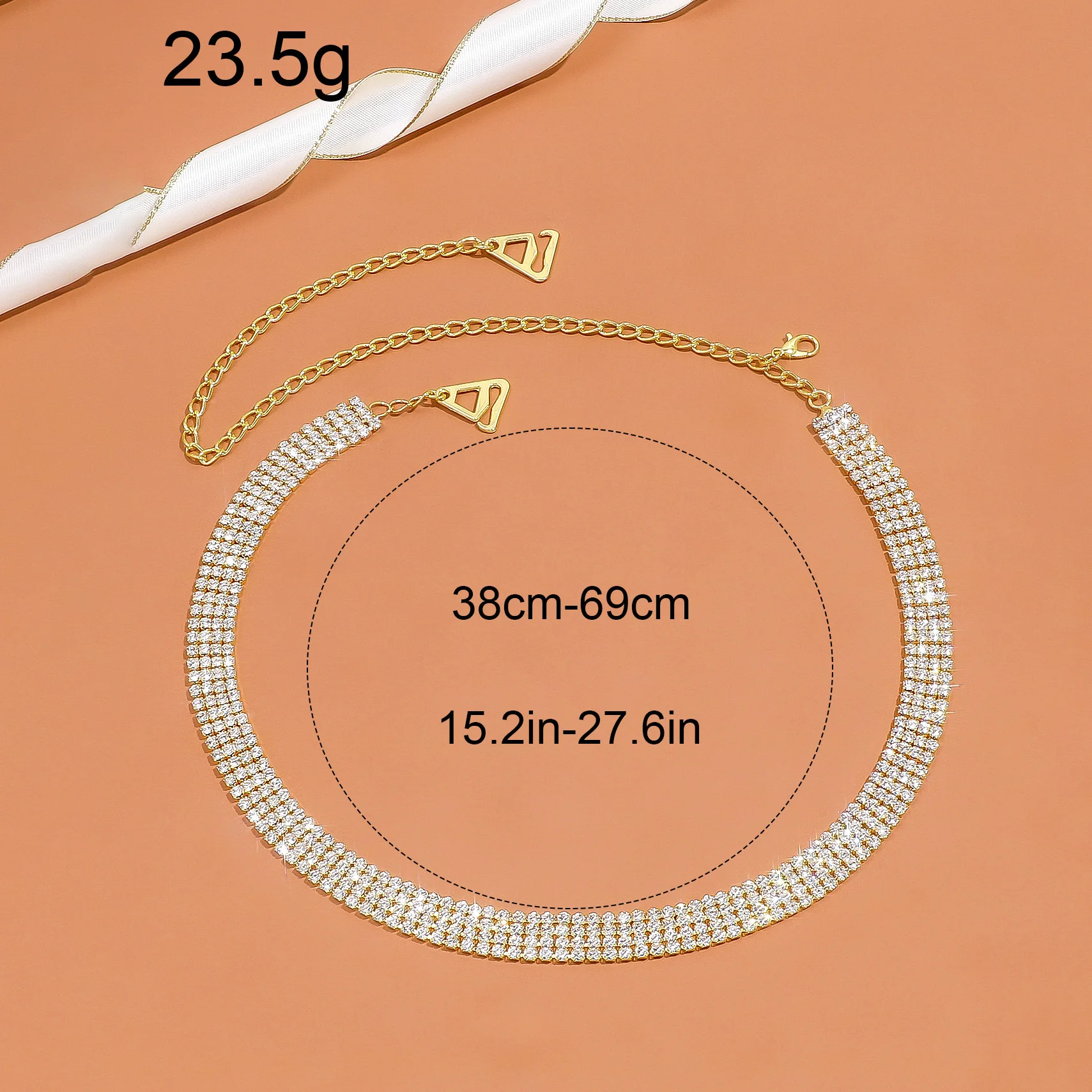 سلسلة كتف وحمالة صدر بسيطة من حجر الراين للنساء ، مجوهرات حمالة صدر مثيرة للفتيات ، كريستال لامع على الموضة ، إكسسوارات للجسم ، تخفيضات كبيرة #4