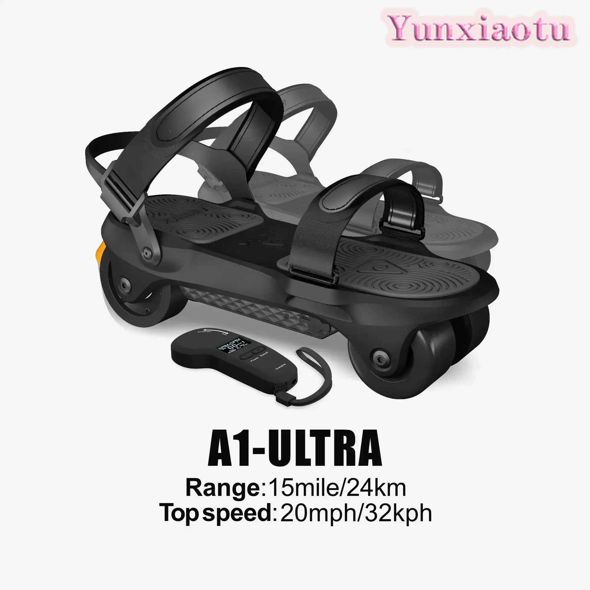 Electric roller skates, transportation artifact, commuting dog brush street folding portable electric skateboard skates