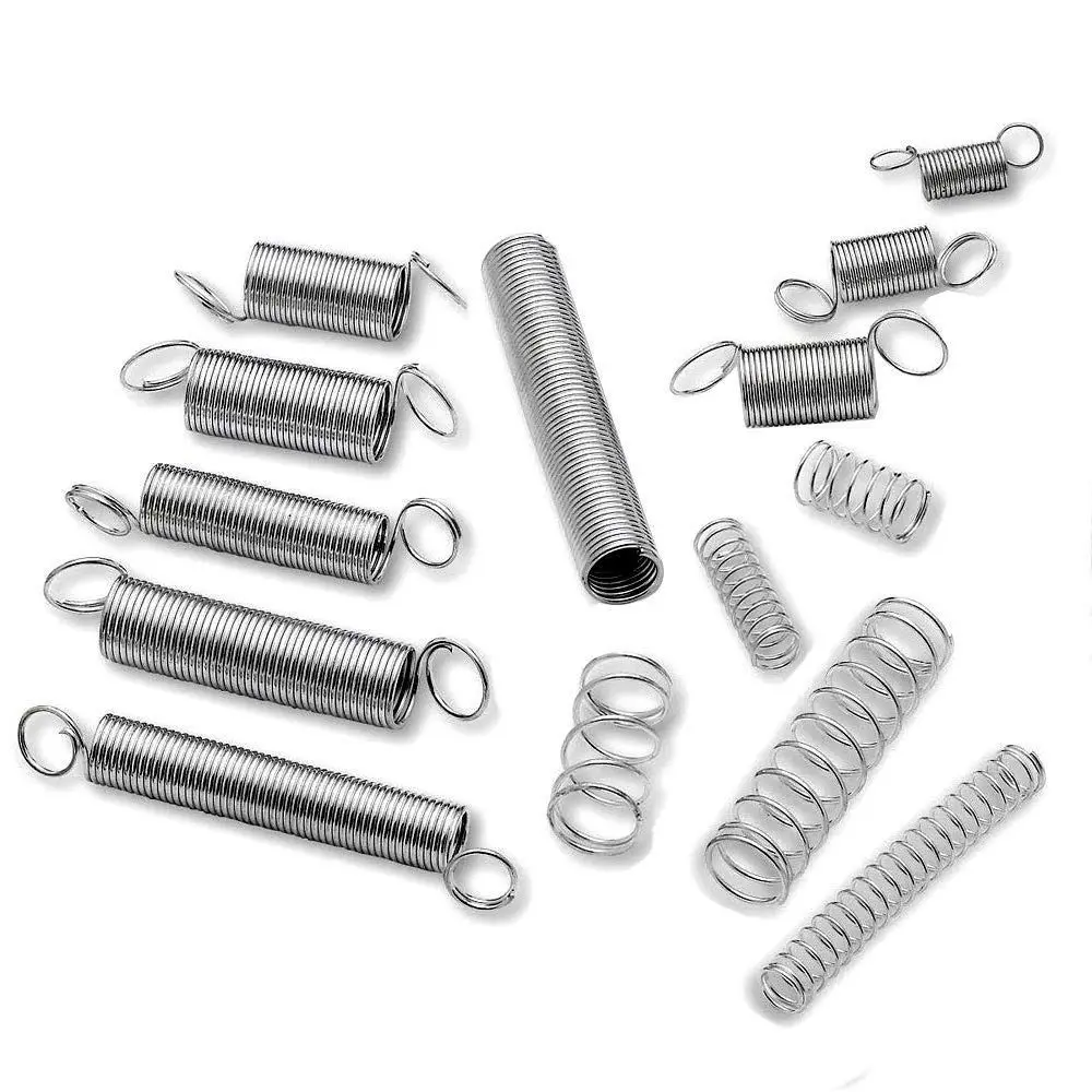 200PCS Mixed Size Compression Spring Kit Boxed Stainless Steel Assortment Spring Set Repair Tool DIY Accessories