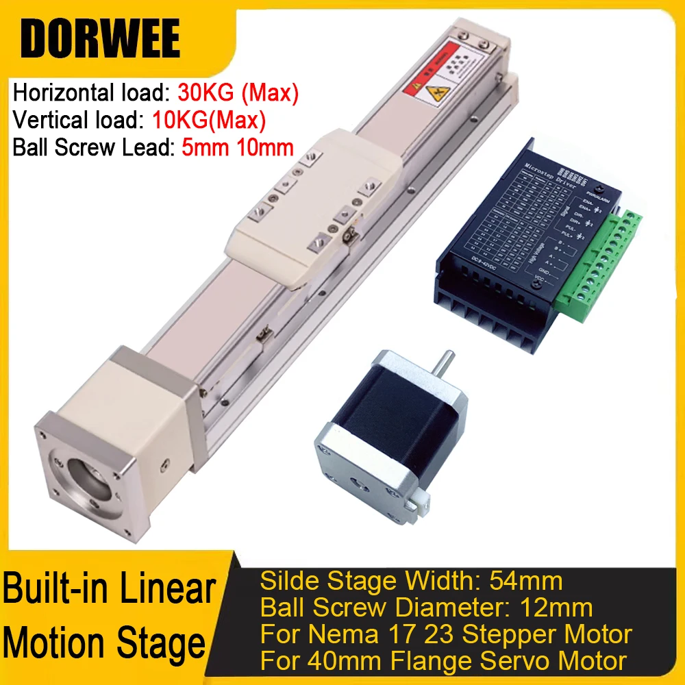 Embedded Linear Module Built-in Linear Motion Stage Fully Enclosed Sliding Table CNC Precision Dust Proof  For TOYO Slide Table