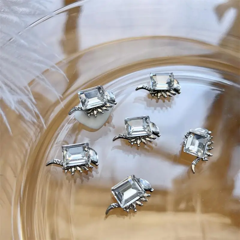 Schöne Nagel bohrer neu sein mehrfarbige Nagel verzierungen Mode Nagel bohrer Strass/Ornamente rechtwinklig