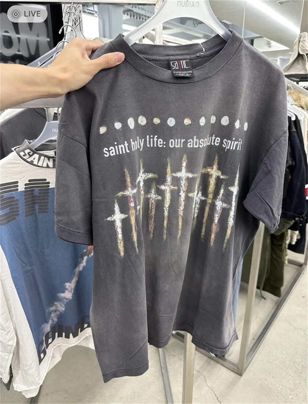 両面プリントTシャツ,レトロなラウンドネック,アメリカンスタイル,半袖,ラージサイズ