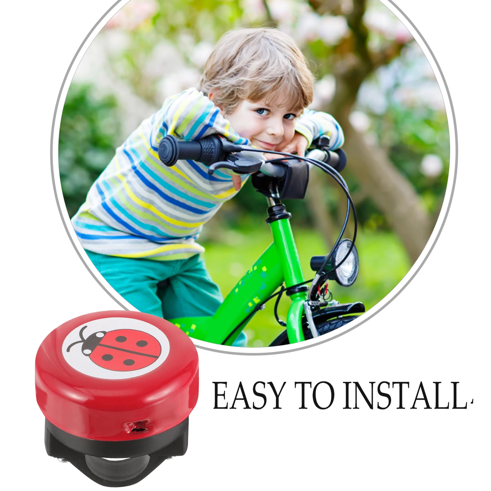 

Bicycle Bell Kids Bike Accessories Cartoon Style Loud Ringing Durable ABS Safe for Children Road Toddler Child Bikes Anti Rust