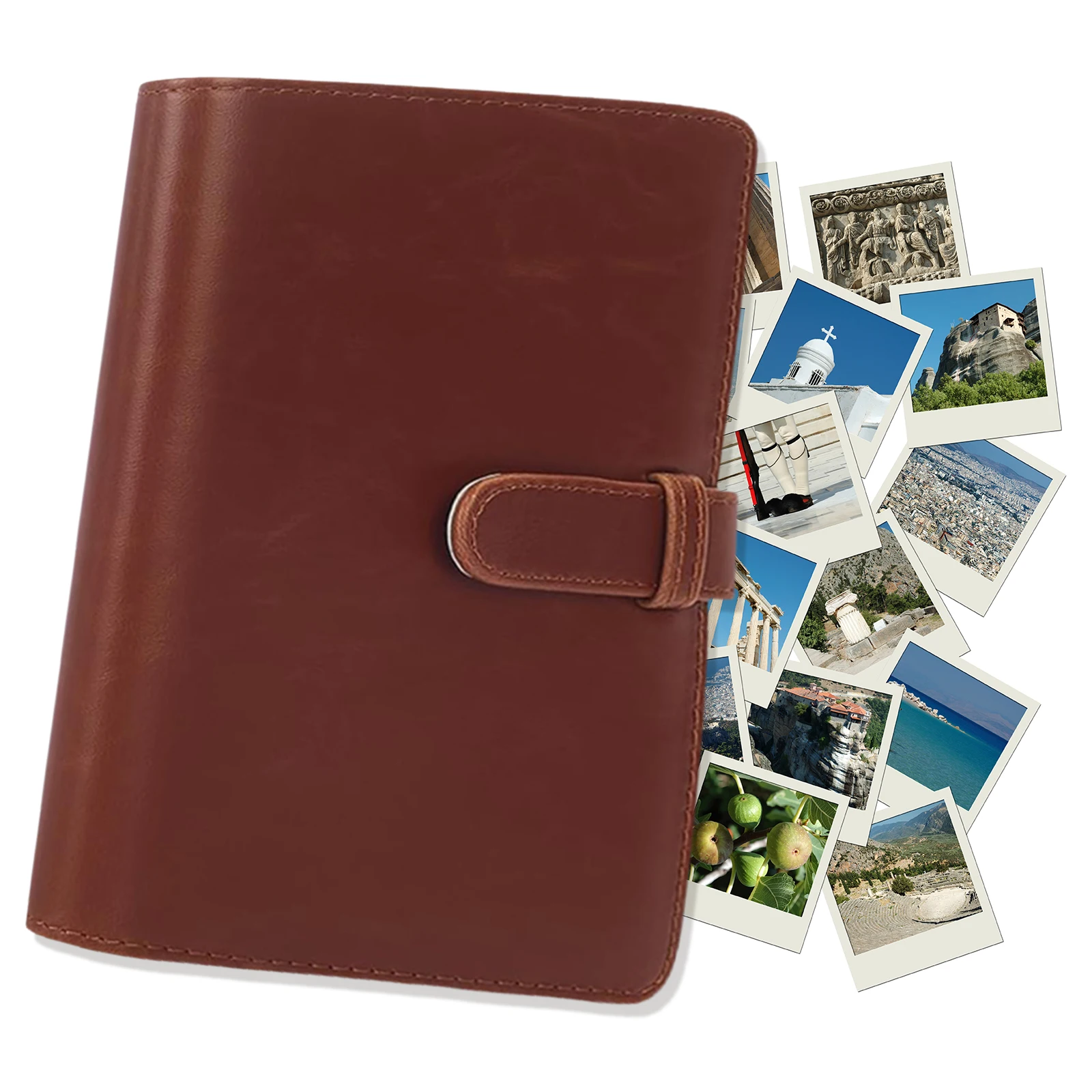 108 Pockets Photocard Collect Book PU Leather Photo Storage Album 3-inch for Fujifilm for instax Mini 13/12/11 Instant Camera