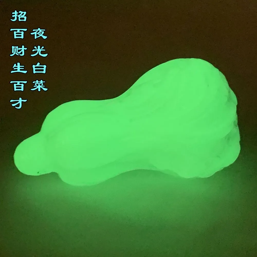 Luminous Hundred Wealth Hundred Talents Lucky Cabbage Hand Handle Birthday Gift Home Living Room Office Crafts Ornament