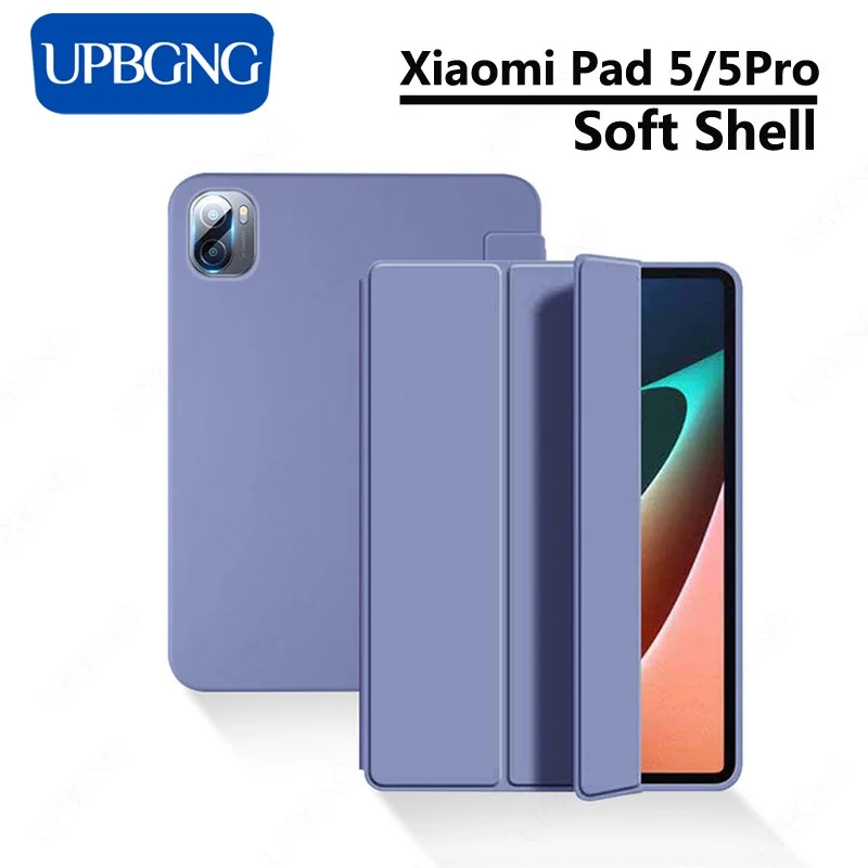 

UPBGNG Silicone Case for Xiaomi Mi Pad 5 Pro Smart Cover Case for Xiaomi Pad 5 Honeycomb Cooling Soft Shell