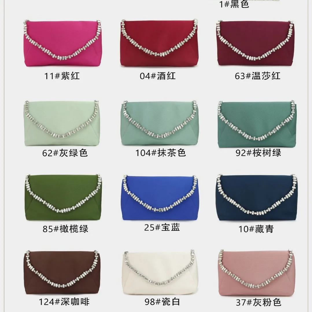 Party bag niche fashion macaron dinner party bag clutch bag with diamonds
