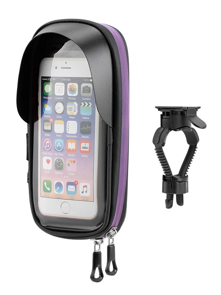 AliExpress iBudim Waterproof Bike Phone Case Bag Bicycle Motorcycle Handlebar Phone Holder Mobile Cellphone Stand Support Cover Scooter Brackets
