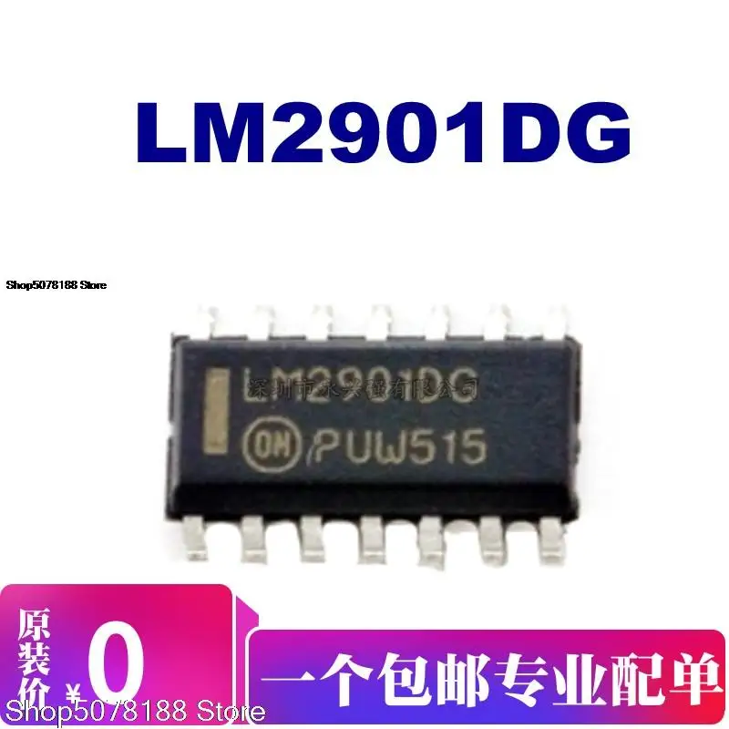 

10 шт. на LM2901DR2G SOP14 LM2901 LM2901DG lm295000 Оригинальный Новый Быстрая доставка