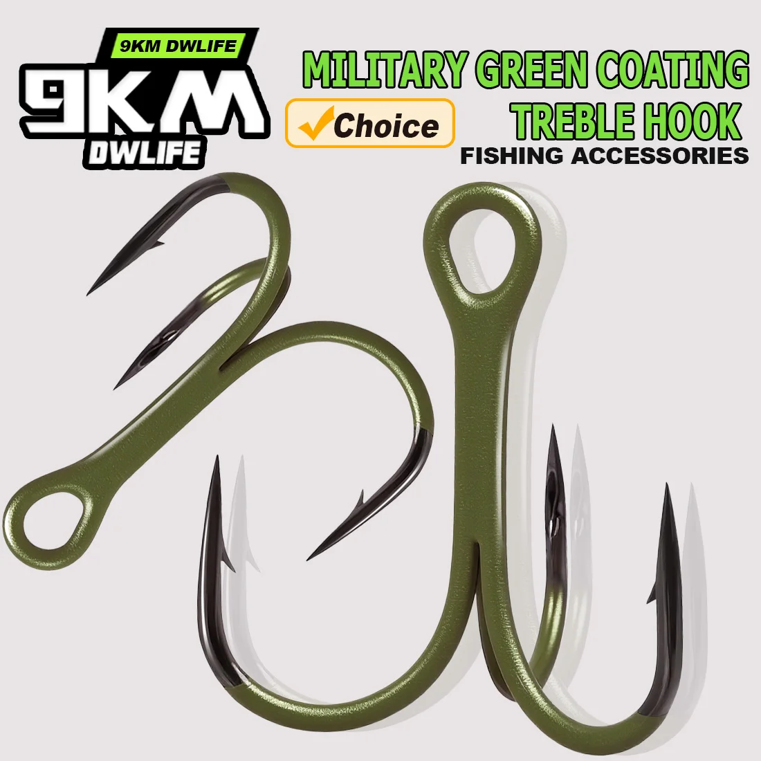 9KM Fishing Treble …