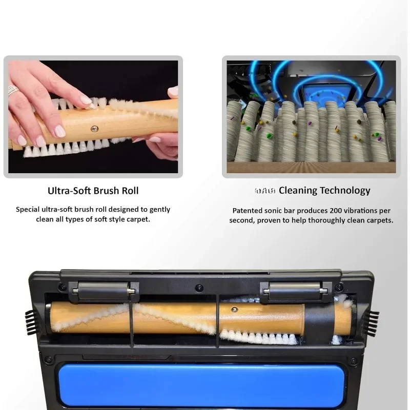Вертикальный пылесос с мягкой щетиной, щетка с ультрамягкой щетиной, пылесос с использованием технологии очистки ковров