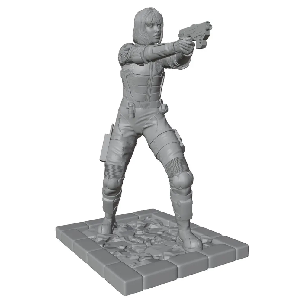 Modèle miniature en résine à l'échelle 1/24, figurine de 75 mm, kit de modèle de jouet, Operation Justice, figurine en résine hautement détaillée non peinte, parfaite pour les jeux de rôle et la collection