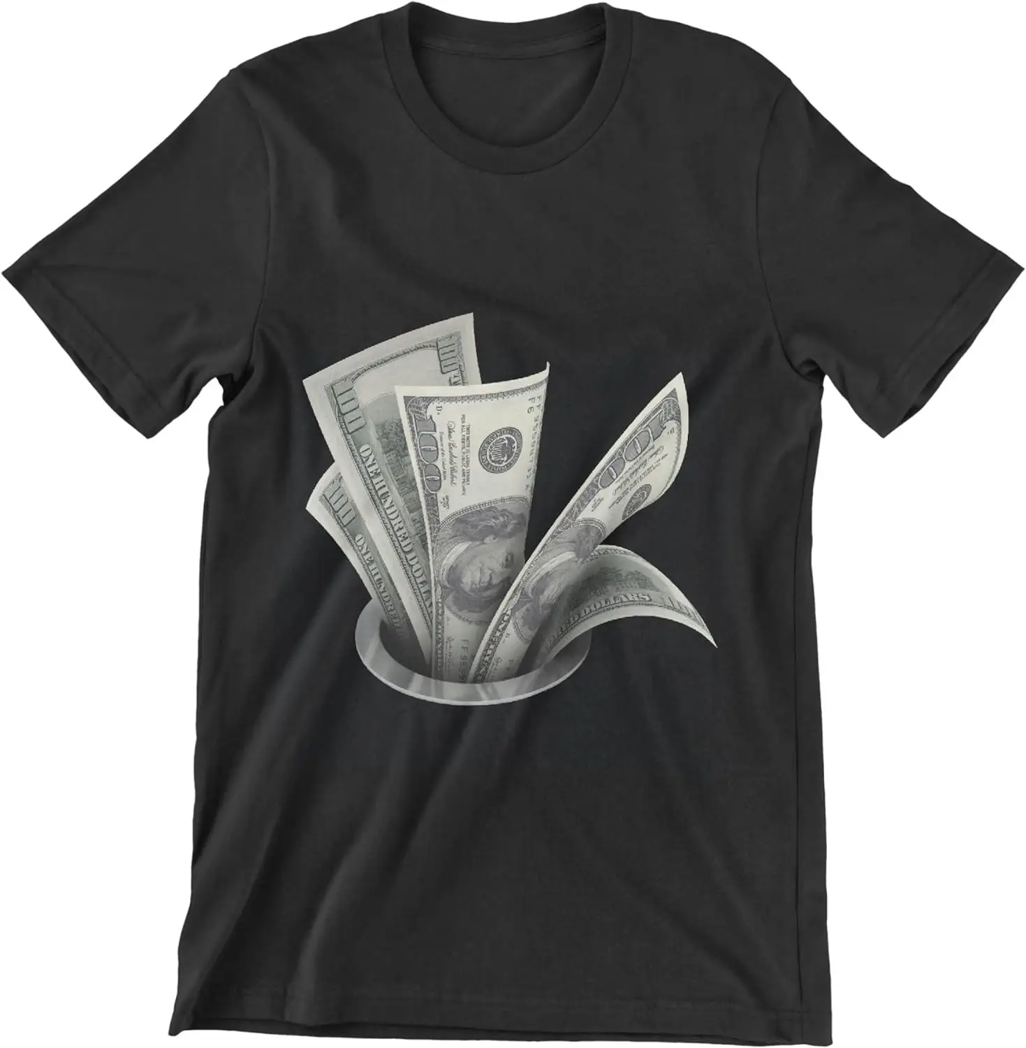 Dollar Cash T-Shirt Gifts Classic Funny Tee Shirts-100% Cotton