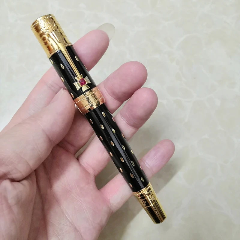 luxury Limited Edition Elizabeth Black MB Roller ball pen / Fountain pen School office stationery write gel ink pens No Box