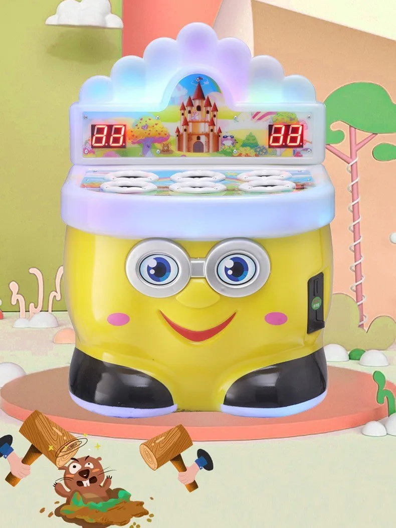 Genie Children's Coin-Operated Mouse Machine Electric Game for Supermarket Entrance & Commercial Amusement for Park & Children