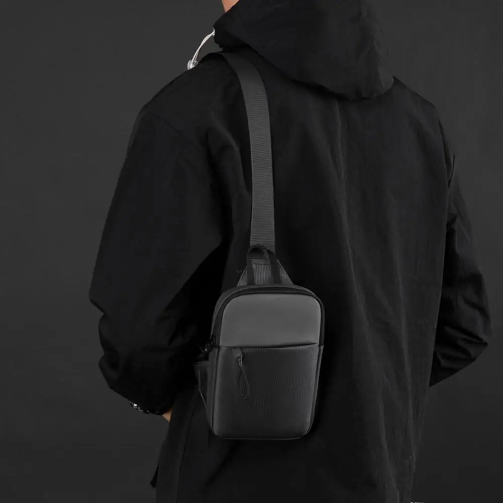 

High Quality Crossbody Chest Bag Multipurpose Comfortable Design Stylish Textured Finish Multiple Sizes Choice For Daily J5a1