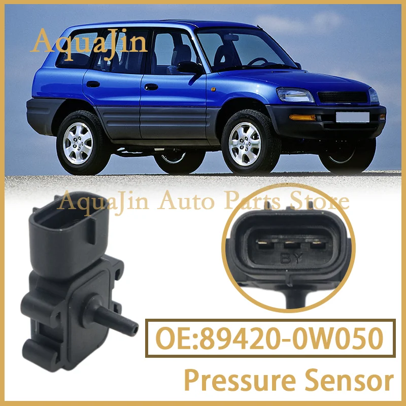Sensor de Presión MAP 89420-0W050, Sensor de Vacío para Toyota RAV4 2.0L 1997 1998 1999 2000 L4 3SFE SXA10 SXA11 SXA15 SXA16 894200W050