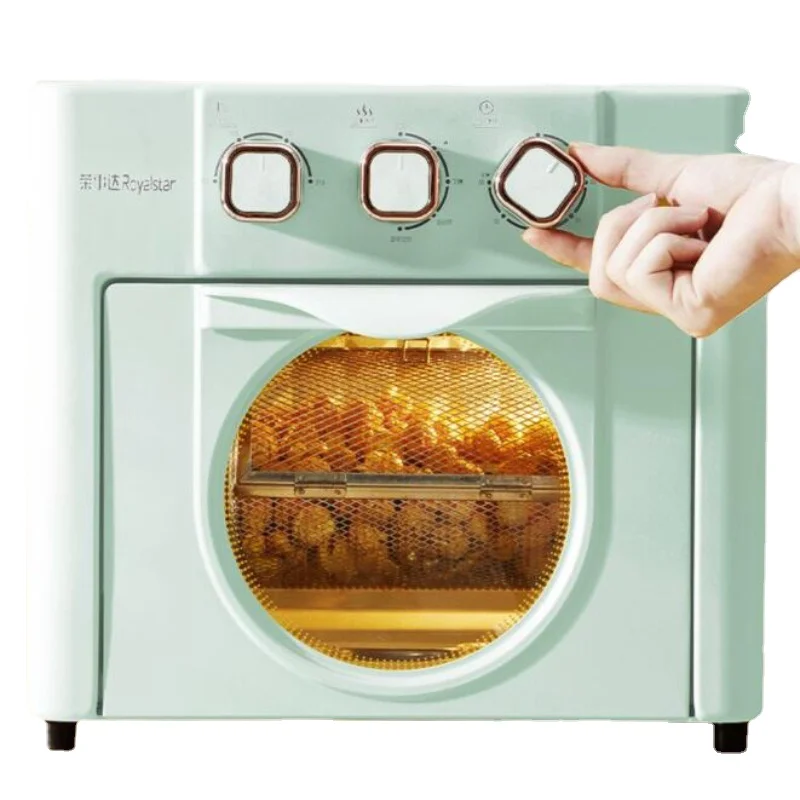 18L ขนาดใหญ่ความจุ Home Air Fryers เตาอบภาพหน้าต่างแนวตั้ง Multi-Function เตาอบ Air Fryer All-In-หนึ่งเครื่อง