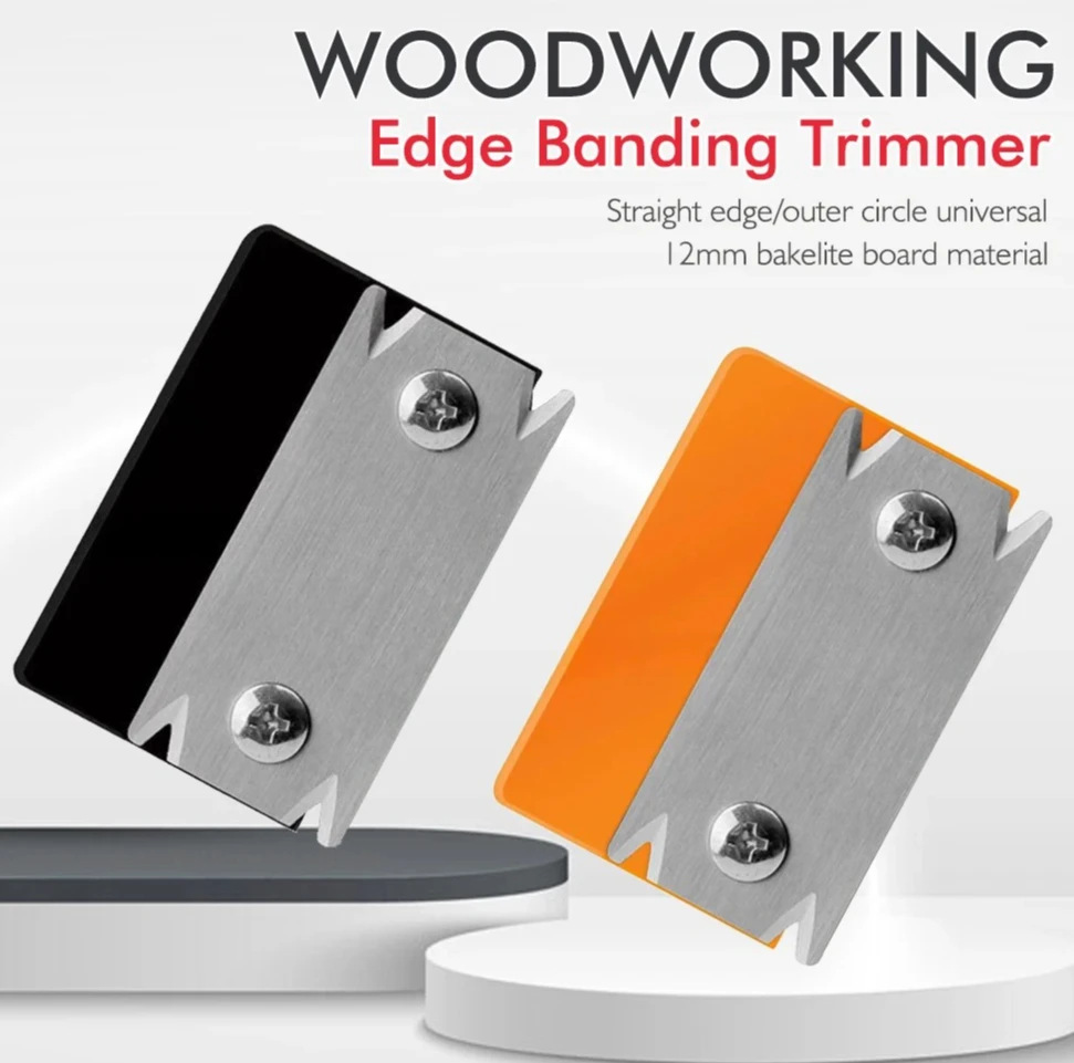

Veneer Edge Trimmer Burr Scraper for Woodworking Wood Chamfer Plane Edge Banding Trimmer