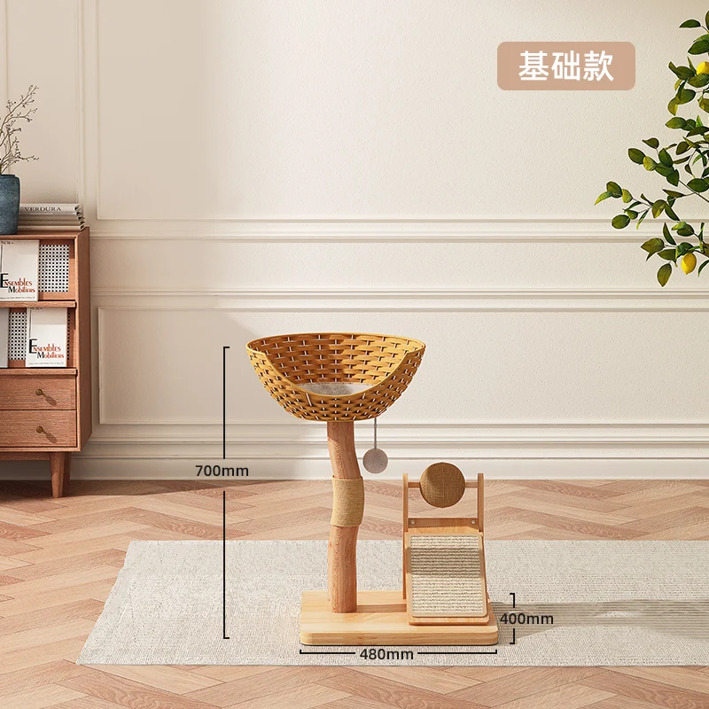 

Cat House Nest Frame Cat Climbing Rack Woven Furniture Tree Nest Cat Tree Kitten Scratching Posts