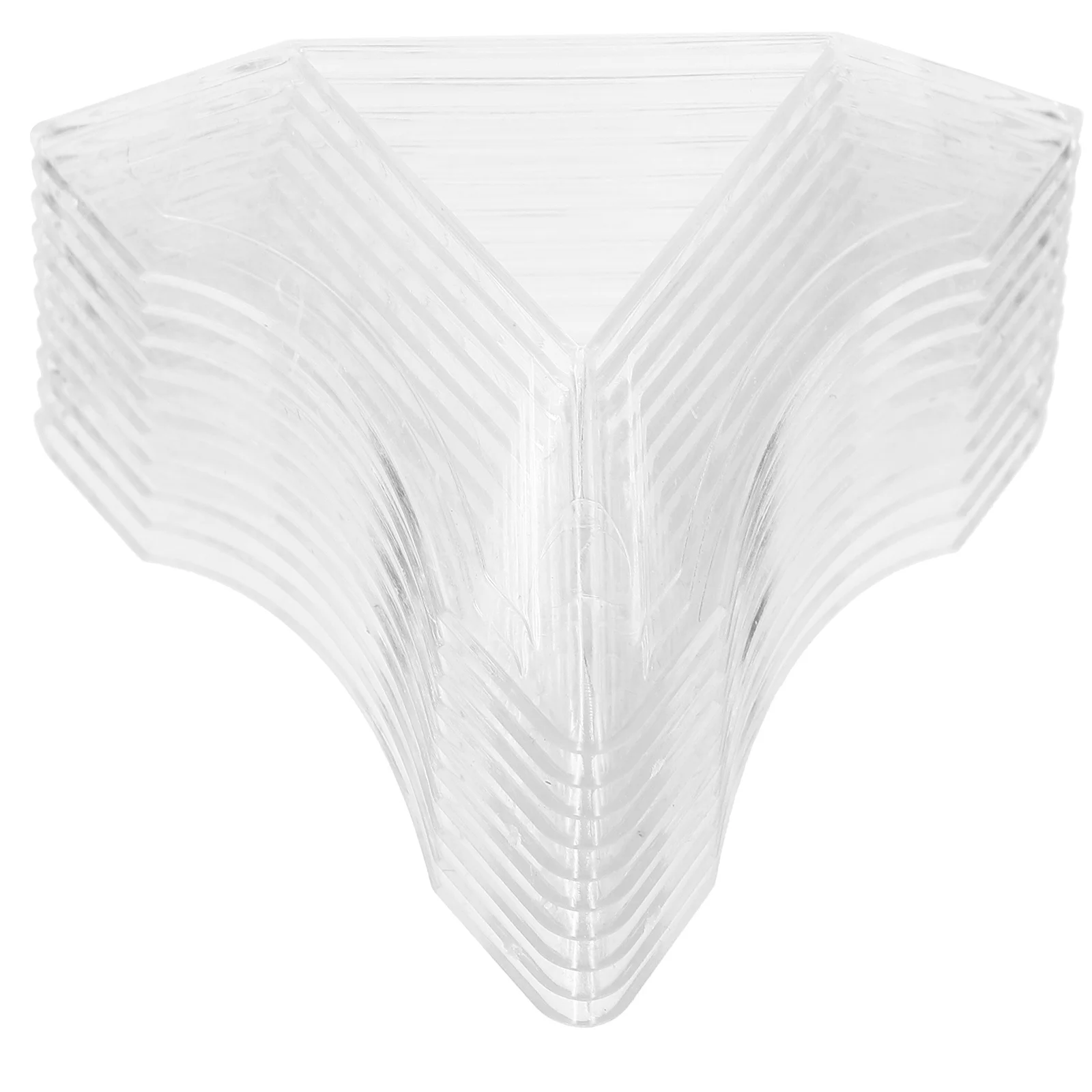 Base de Cube transparente, support de Cubes triangulaires Stable et réutilisable pour les passionnés, taille compacte pour un rangement et un transport faciles, 20 pièces