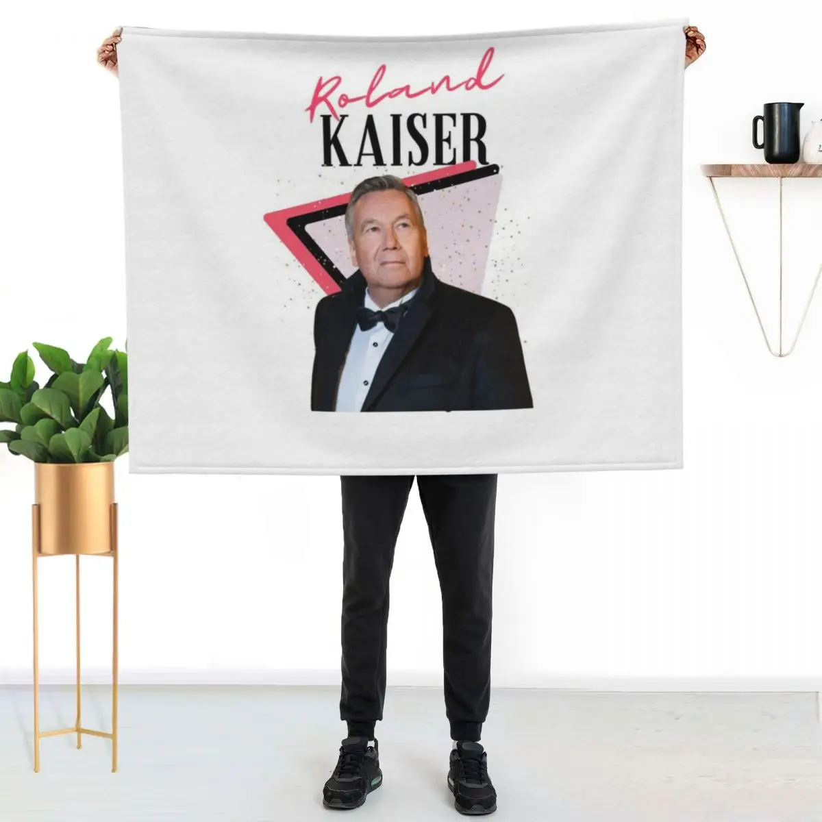 

Roland kaiser - rip Roland kaiser - rest in peace Roland kaiser Throw Blanket Ultra Plush Cozy Blanket for Napping Sleeping