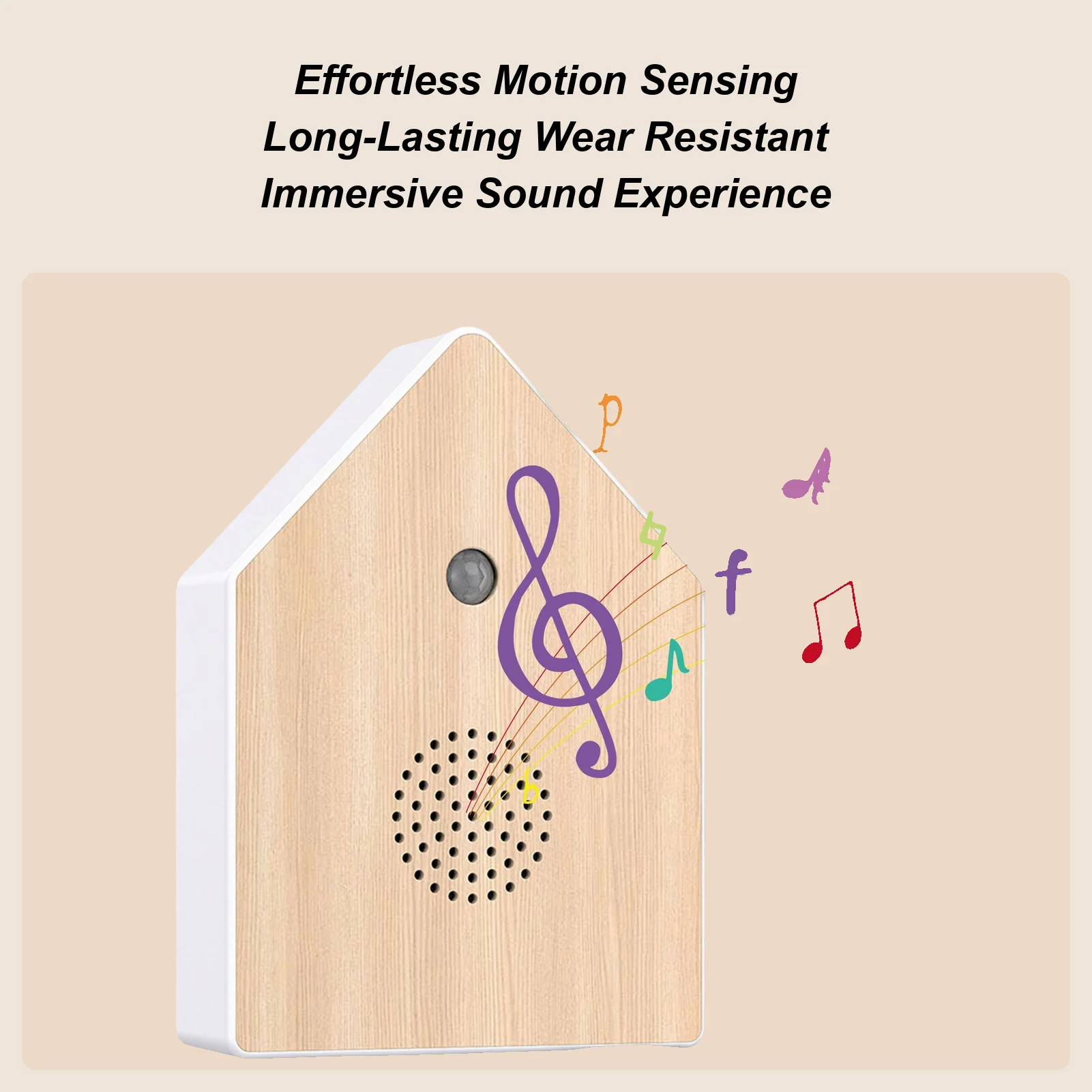 

Bird Sound Machine Bird Sound Box Motion-Activated Nature Voice Maker For Men Meditation Elderly Sleep Aid Guest Room Home Decor