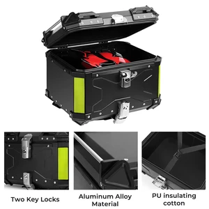CNC Motorcycle Helm Box Superior Aluminium Heck -Schwanzgepäck -Speicherwerkzeuge Koffer für Yamaha für Honda für BMW zu 8 Hauptverkaufsbaul für Scooter Moto - №5