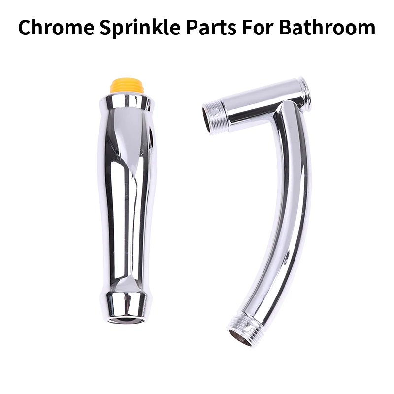 Shower Head Extension Arm Hand Hold Adjustable Extender Angled Shower Arm Kit Chrome Sprinkle Parts For Bathroom