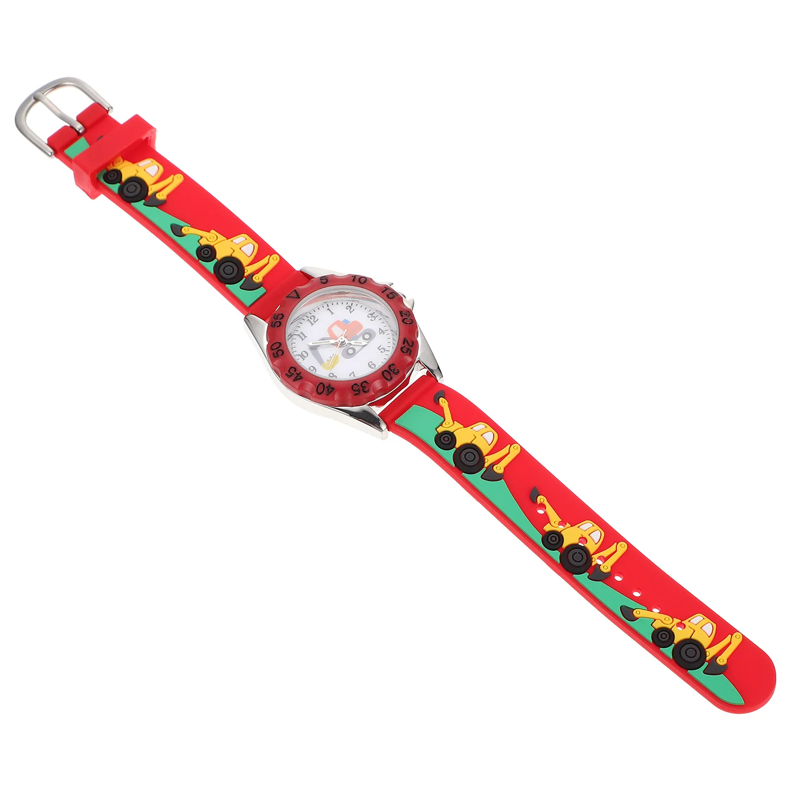 

Digital Kids Wristwatch High Quality Materials Smooth Adjustable Band Accurate Quartz Movement Cute Cartoon Design for Young