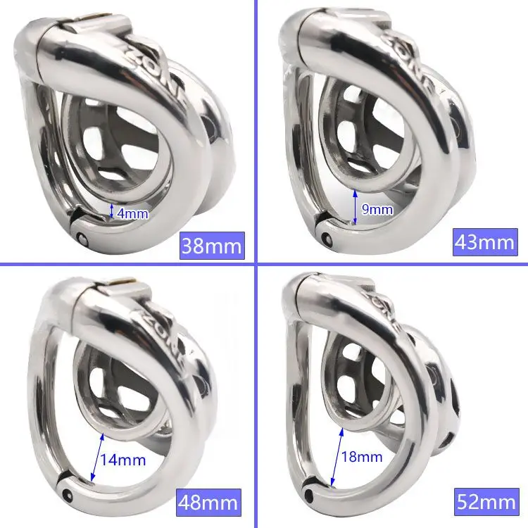 New Urethral Lock Metal Openable Ring Design Male Chastity Penis Ring Cock Cage Sex Toys for Men Couples Sextoys Shop Adults