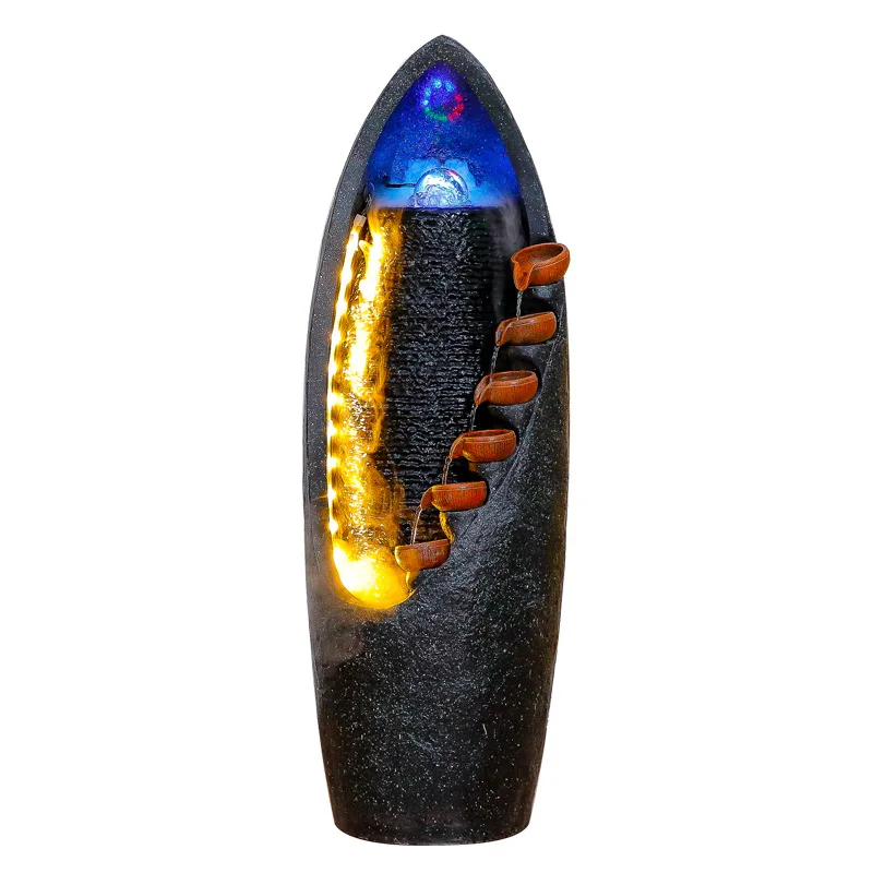 running water ornament living room bedroom home decoration landscape European water feature humidifier floor circulation water
