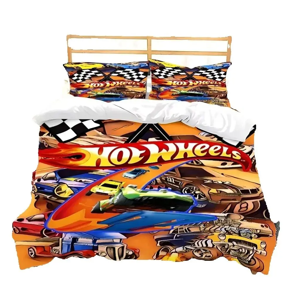 

Cartoon Car Print Bedding Set 1 Duvet Cover 1/2 Pillowcase Adult and Children's Duvet Cover Pillowcase Gifts