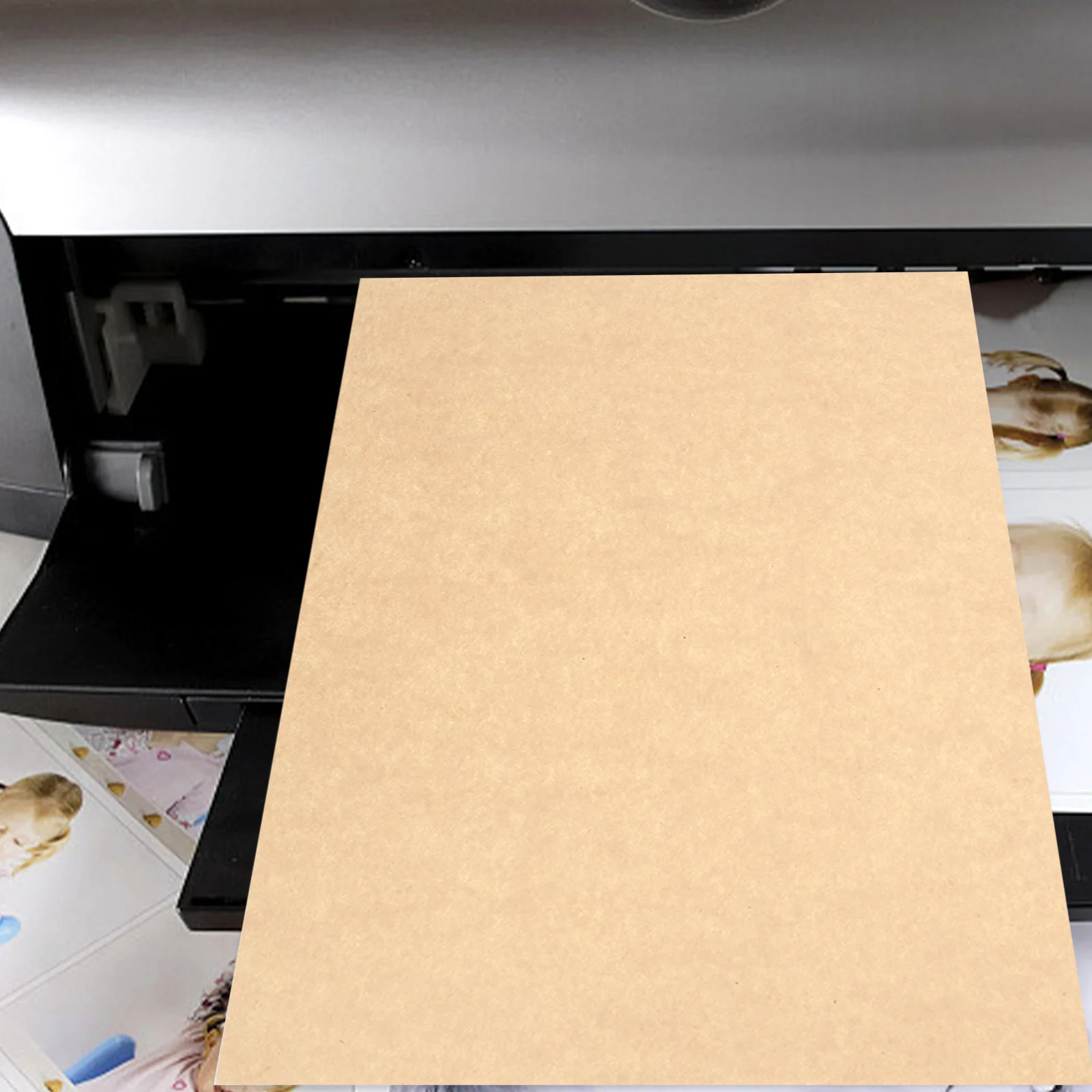 50Pcs A4 Paper Sheets Parchment Retro Paper for Certificate and Diploma 90g (Light Brown) light color paper