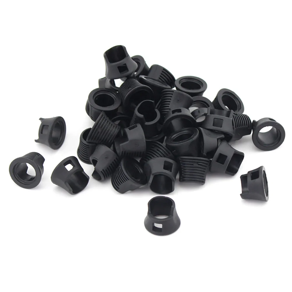 50 قطعة حلقة امتصاص الصدمات للوشم مواد عالية الجودة آمنة الوشم إصبع حامي إبرة طويلة الأمد #3