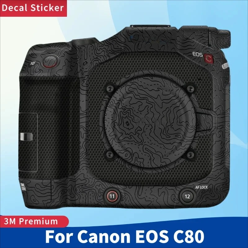 

Наклейка на камеру C80, защитная пленка из винила, защитное покрытие от царапин для камеры Canon EOS c80