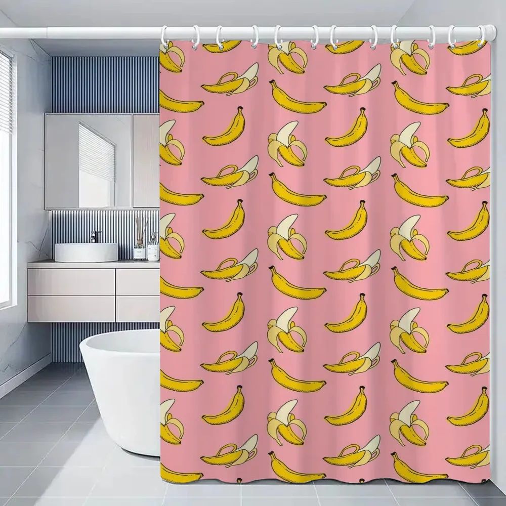 Graffiti Series Shower Curtain Waterproof Fabric Bathroom Curtains Folding Partition Bath Accessories Bedrooms Things the Set