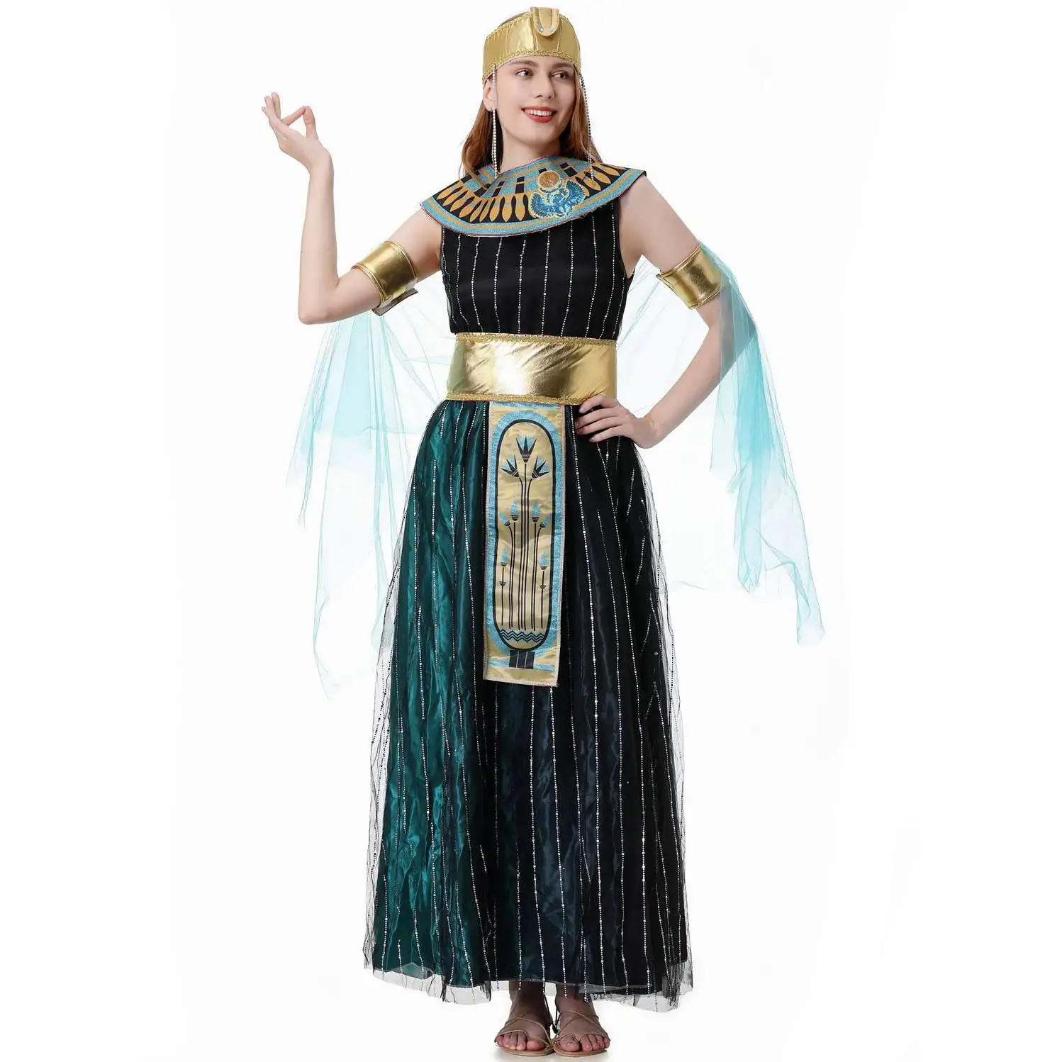 

loween Cosplay Athena Roman Costume Court Godd Ele Queen MXL Stage Performance Traditional Chinese Ethnic Women's Wear