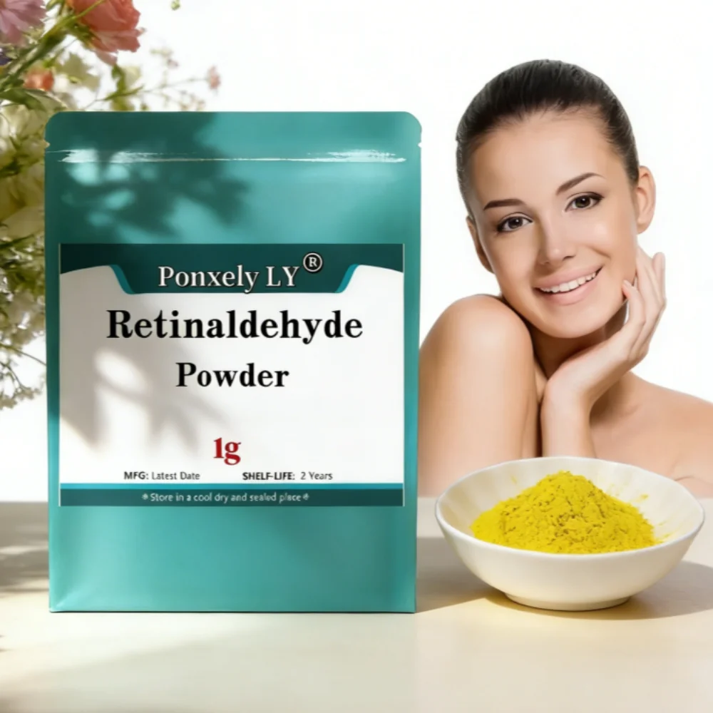 High Quality 1-10g Cosmetic Grade Retinaldehyde Powder Cosmetic Material